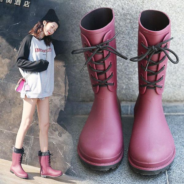 boots bandage water shoes women rain mid calf 2021 female pvc waterproof rianbotos for, Black
boots bandage water shoes women rain mid calf 2021 female pvc waterproof rianbotos for, Black