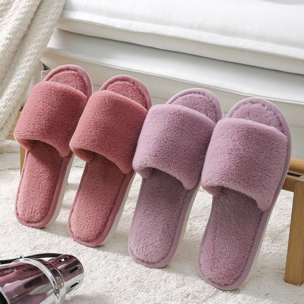 slippers women autumn womens new british style winter plush warm faux fur fashion home anti slip casual cotton floor slippers, Black
slippers women autumn womens new british style winter plush warm faux fur fashion home anti slip casual cotton floor slippers, Black