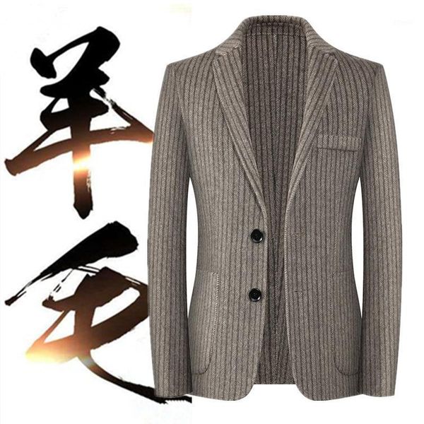 men's wool & blends woolen cloth coat menswear age season brief paragraph small suit cultivate morality leisure suit1, Black
men's wool & blends woolen cloth coat menswear age season brief paragraph small suit cultivate morality leisure suit1, Black