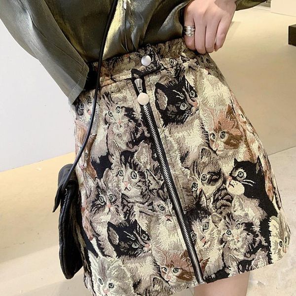 embroidery cat cartoon print skirts women autumn mini pencil skirts vintage korean high waist warp skirt streetwear winter club, Black
embroidery cat cartoon print skirts women autumn mini pencil skirts vintage korean high waist warp skirt streetwear winter club, Black