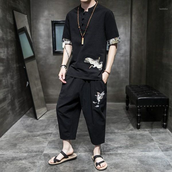 han clothing men's ancient clothing summer chinese style men's cotton and linen suit tang zen1, Black;brown
han clothing men's ancient clothing summer chinese style men's cotton and linen suit tang zen1, Black;brown