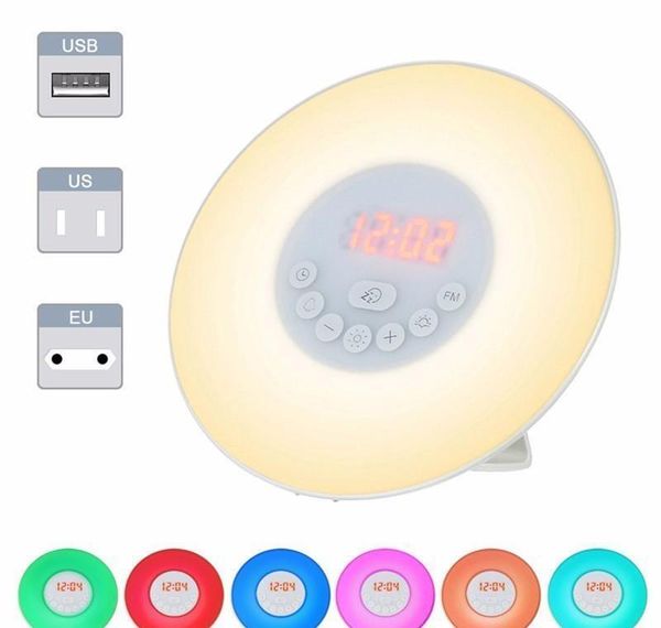 la miu красочный свет сенсорное ощущение цифрового будильника восход солнца закат светодиодный светильник будильник с fm-радио swqccpo ppsho
la miu красочный свет сенсорное ощущение цифрового будильника восход солнца закат светодиодный светильник будильник с fm-радио swqccpo ppsho