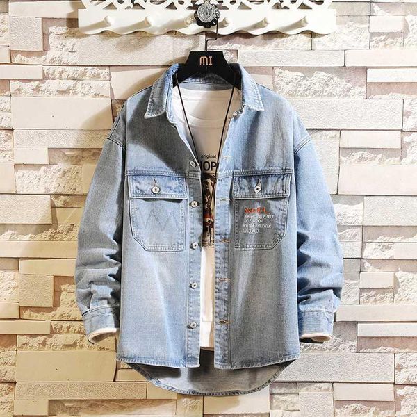 men's jackets 2021 denim jacket men print fashion motorcyle basic coat mens japanese streetwear hip hop cowboy male jean bomber jackets, Black;brown
men's jackets 2021 denim jacket men print fashion motorcyle basic coat mens japanese streetwear hip hop cowboy male jean bomber jackets, Black;brown