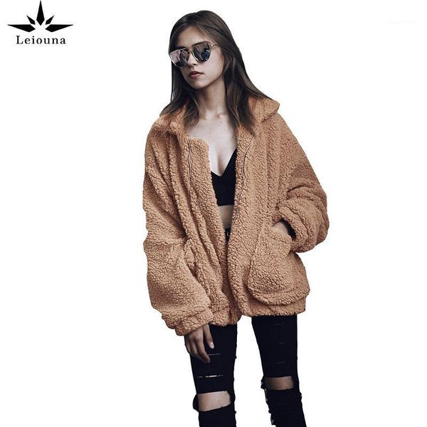 leiouna loose plus size slim zipper 2020 fashion new women's jackets coat femaleautumn winter fur plush coats women's clothing1, Black
leiouna loose plus size slim zipper 2020 fashion new women's jackets coat femaleautumn winter fur plush coats women's clothing1, Black