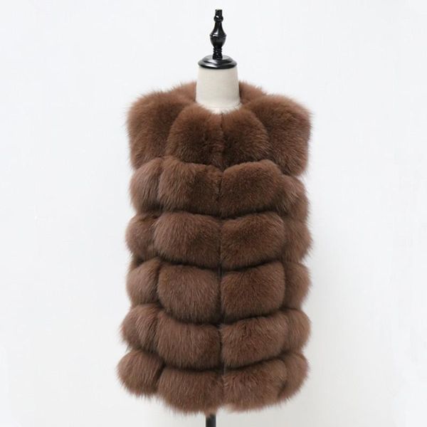 women's fur & faux fashion real natural 70cm long waistcoat custom short sleeveless vestwoman winter warm natural1, Black
women's fur & faux fashion real natural 70cm long waistcoat custom short sleeveless vestwoman winter warm natural1, Black