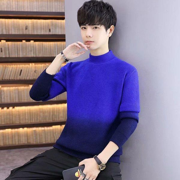 autumn and winter men's sweater knitted slim bottoming shirt pullover round neck sweater trend, White;black
autumn and winter men's sweater knitted slim bottoming shirt pullover round neck sweater trend, White;black