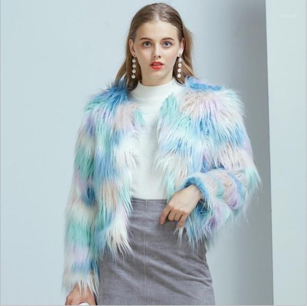 2020 winter fashion sweet faux fur blue jacket women's short long sleeve casual faux fur coat1, Black
2020 winter fashion sweet faux fur blue jacket women's short long sleeve casual faux fur coat1, Black