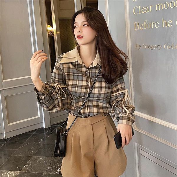 mishow 2020 spring plaid blouses women casual long sleeve lapel streewear loose female shirts mx20a4121 drop shipping, White
mishow 2020 spring plaid blouses women casual long sleeve lapel streewear loose female shirts mx20a4121 drop shipping, White