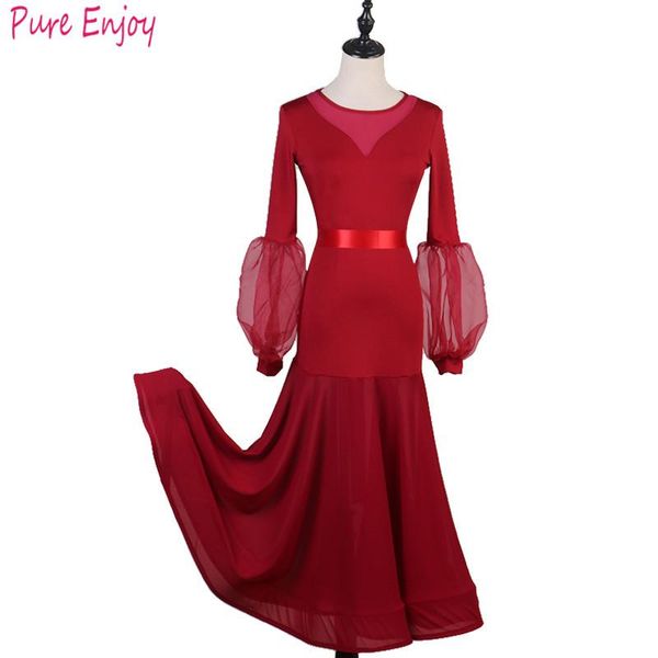 stage wear ballroom dance competition dress waltz dresses standard women custom size, Black;red
stage wear ballroom dance competition dress waltz dresses standard women custom size, Black;red