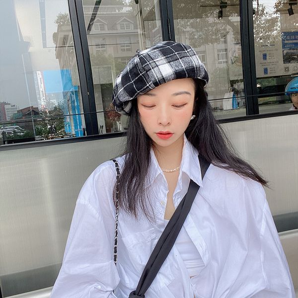 ins net red wind british plaid hat children's brand edition versatile street beret fashion painter's hat klwe, Blue;gray
ins net red wind british plaid hat children's brand edition versatile street beret fashion painter's hat klwe, Blue;gray