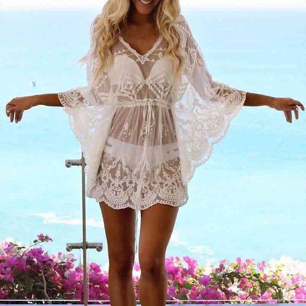 daigelo beach blouse female summer white dress womens beach cover up lace fashion solid color cover up holiday dress, Black;gray
daigelo beach blouse female summer white dress womens beach cover up lace fashion solid color cover up holiday dress, Black;gray