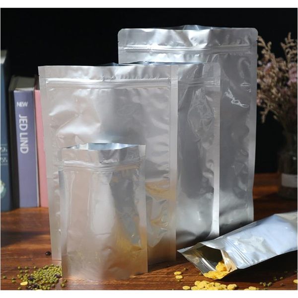 10pcs lot customizable silver zip lock aluminum foil bag dried fruit food plastic packaging bag cat food dog food storage bag f wmtoia
10pcs lot customizable silver zip lock aluminum foil bag dried fruit food plastic packaging bag cat food dog food storage bag f wmtoia