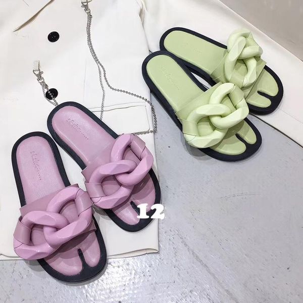 fashion women slippers open toe slides metal chain black/green/white/purple summer flats heeled beach shoes comfortable slides
fashion women slippers open toe slides metal chain black/green/white/purple summer flats heeled beach shoes comfortable slides