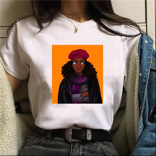 summer for women harajuku style thin section t shirt funny black girl printed tshirt fashion female t shirt clothes, White
summer for women harajuku style thin section t shirt funny black girl printed tshirt fashion female t shirt clothes, White