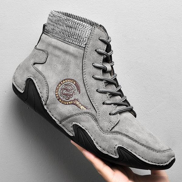 winter new brand men's boots genuine leather martens warm shoes motorcycle mens ankle boot fur oxfords shoes plus size, Black
winter new brand men's boots genuine leather martens warm shoes motorcycle mens ankle boot fur oxfords shoes plus size, Black