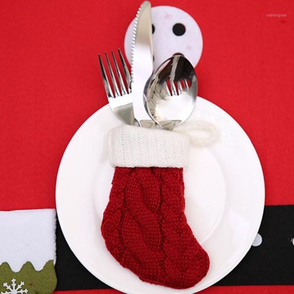 christmas decorations cotton knitted red socks knife fork bag hanging decoration tableware cutlery storage holder xmas party table decor chr
christmas decorations cotton knitted red socks knife fork bag hanging decoration tableware cutlery storage holder xmas party table decor chr