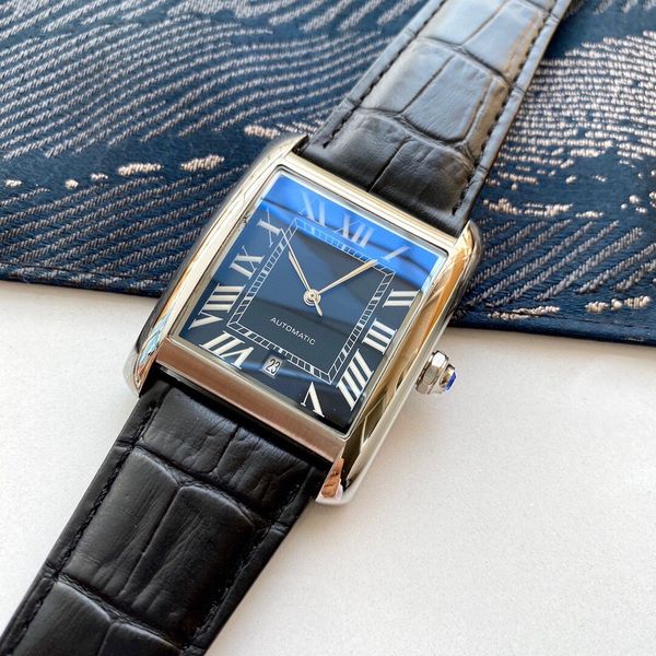 2020 classic tank solo men watches joker leather wristwatches 316l stainless steel square mens watch d3106
2020 classic tank solo men watches joker leather wristwatches 316l stainless steel square mens watch d3106