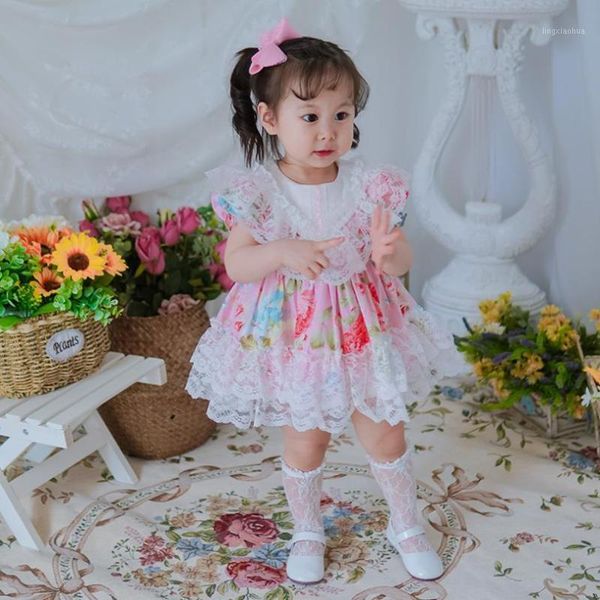 2020 summer new spanish girls dress lace print short sleeve sweet cute dress turkey vintage princess for girls y30981, Red;yellow
2020 summer new spanish girls dress lace print short sleeve sweet cute dress turkey vintage princess for girls y30981, Red;yellow