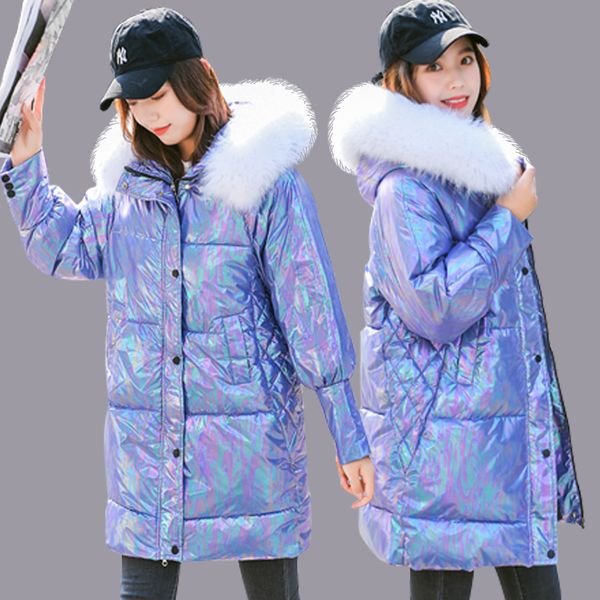 women new coat fashion hooded fur collar thick warm parkas women's street winter jacket 201029, Black
women new coat fashion hooded fur collar thick warm parkas women's street winter jacket 201029, Black