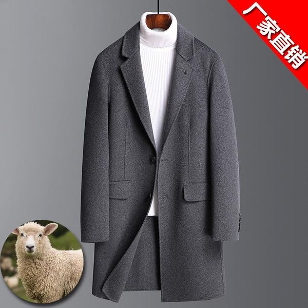 of 2020 autumn winters is male double-sided woolen cloth wool coat of cultivate morality man male cashmere coat, Black
of 2020 autumn winters is male double-sided woolen cloth wool coat of cultivate morality man male cashmere coat, Black