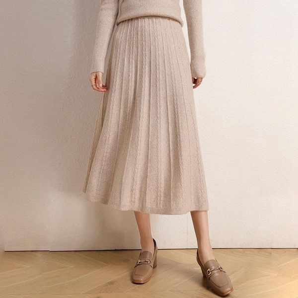 skirts autumn and winter loose style a umbrella skirt casual cashmere high waist elastic knitted solid color, Black
skirts autumn and winter loose style a umbrella skirt casual cashmere high waist elastic knitted solid color, Black