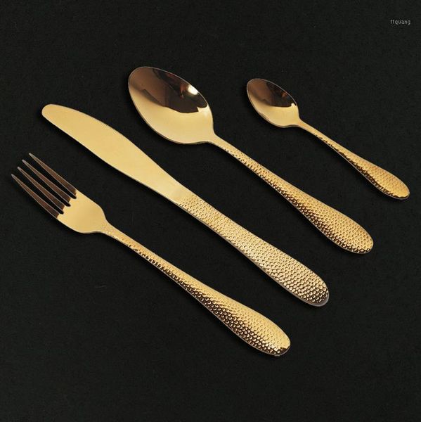 4pcs rose gold dinnerware cutlery set flatware fork coffee spoon knife kitchen set 18/10 stainless steel dinner tableware1
4pcs rose gold dinnerware cutlery set flatware fork coffee spoon knife kitchen set 18/10 stainless steel dinner tableware1
