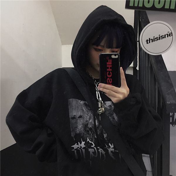 2021 new autumn and winter funeral dark letter printed hoodie plus velvet sweatshirt ladies'hood tide ta26, Black
2021 new autumn and winter funeral dark letter printed hoodie plus velvet sweatshirt ladies'hood tide ta26, Black