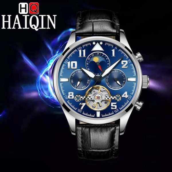 wristwatches haiqin men's watches automatic/mechanical/sporourbillon/moon phase/leather/watch wen waterproof business watch montre homm, Slivery;brown
wristwatches haiqin men's watches automatic/mechanical/sporourbillon/moon phase/leather/watch wen waterproof business watch montre homm, Slivery;brown