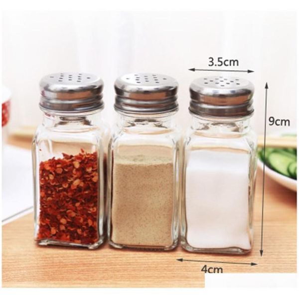 1x practical kitchen herb&spice tool square glass connt bottle pepper shakers outdoor barbecue salt jlldnh dh_niceshop
1x practical kitchen herb&spice tool square glass connt bottle pepper shakers outdoor barbecue salt jlldnh dh_niceshop