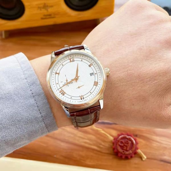 men's watch mechanical self-winding movement leather strap high tempered glass surface stainless steel case ceramic dial surface diamet, Slivery;brown
men's watch mechanical self-winding movement leather strap high tempered glass surface stainless steel case ceramic dial surface diamet, Slivery;brown
