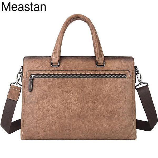 briefcases meastan men's male handbag genuine leather lawyer/office bag for men lapdocuments
briefcases meastan men's male handbag genuine leather lawyer/office bag for men lapdocuments