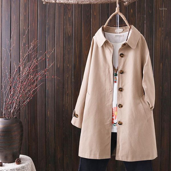 women's trench coat mid-long single-breasted outerwear 2020 spring new elegant coat winter puffer windbreaker plus size xl 4xl1, Tan;black
women's trench coat mid-long single-breasted outerwear 2020 spring new elegant coat winter puffer windbreaker plus size xl 4xl1, Tan;black