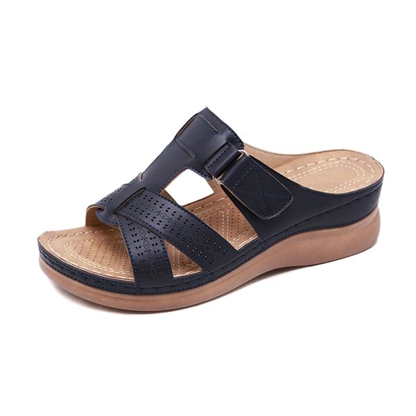 women premium orthopedic open toe sandals vintage anti-slip shoes soft breathable slippers for summer sale y1120, Black
women premium orthopedic open toe sandals vintage anti-slip shoes soft breathable slippers for summer sale y1120, Black