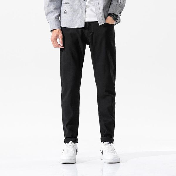 men's jeans 2021 brand fashion retro for young men sale pants casual slim straight trousers, Blue
men's jeans 2021 brand fashion retro for young men sale pants casual slim straight trousers, Blue