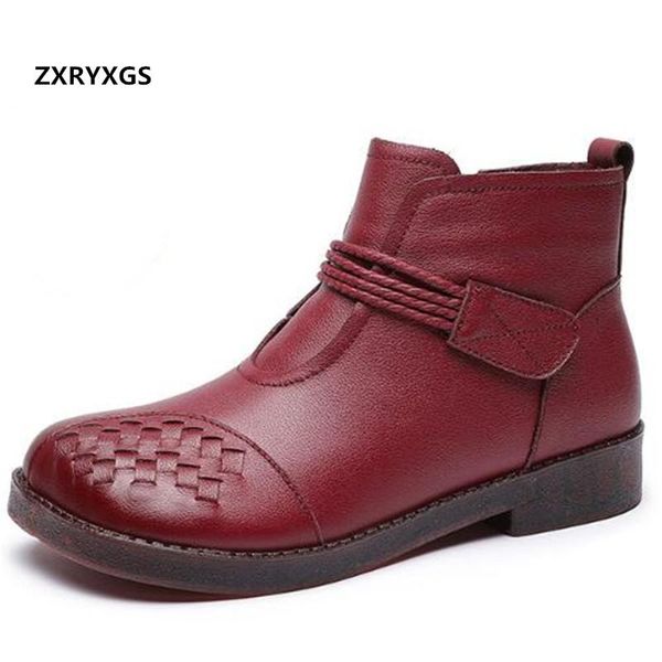 boots 2021 fashion hand-woven genuine leather autumn winter warm shoes soft sole comfortable mother snow, Black
boots 2021 fashion hand-woven genuine leather autumn winter warm shoes soft sole comfortable mother snow, Black