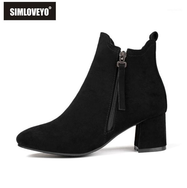 boots simloveyo autumn mid-calf round toe chunky heel faux suede zipper solid big size 34-45 apricot daily date b20471, Black
boots simloveyo autumn mid-calf round toe chunky heel faux suede zipper solid big size 34-45 apricot daily date b20471, Black