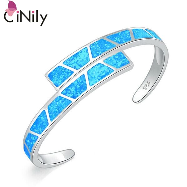 cinily ocean blue fire opal stone open bangles silver plated adjustable bracelet luxury large spring jewelry bohemia boho female 201209, Black
cinily ocean blue fire opal stone open bangles silver plated adjustable bracelet luxury large spring jewelry bohemia boho female 201209, Black
