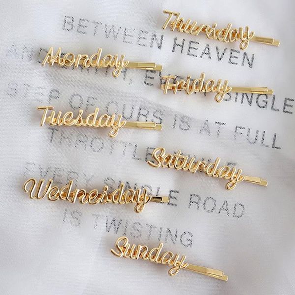hair accessories 2021 clips for girls women cute woman lettered monday to sunday bandeau femme pour cheveux baby
hair accessories 2021 clips for girls women cute woman lettered monday to sunday bandeau femme pour cheveux baby