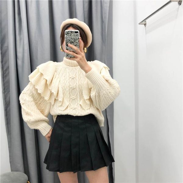 noenname_null solid cascading ruffle sweaters women fashion turtleneck sweater women elegant puff sleeve sweaters female ladies1, White;black
noenname_null solid cascading ruffle sweaters women fashion turtleneck sweater women elegant puff sleeve sweaters female ladies1, White;black