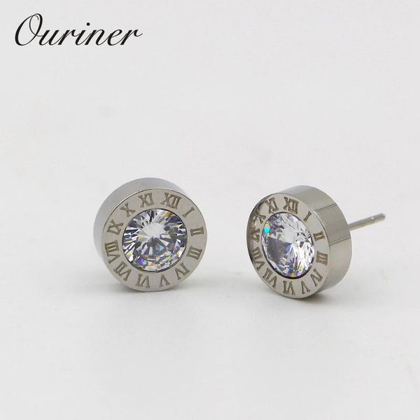 lady jewelry roman number stud earring crystal gold-color 316l stainless steel love earrings for women earring party ke003- wmtynf, Golden;silver
lady jewelry roman number stud earring crystal gold-color 316l stainless steel love earrings for women earring party ke003- wmtynf, Golden;silver