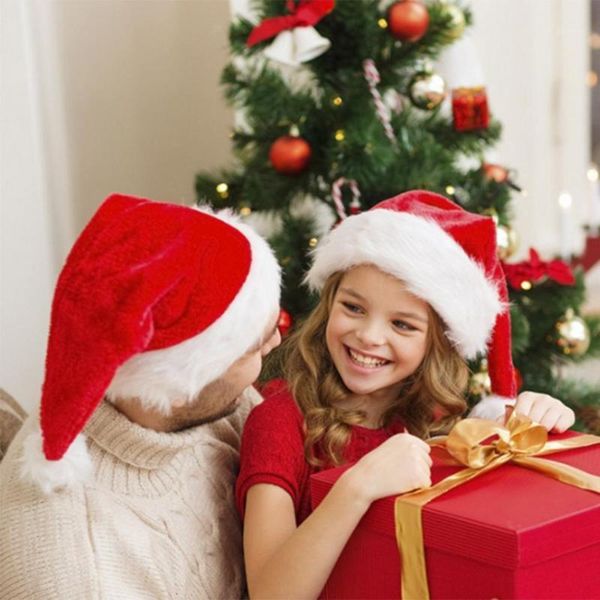 christmas decorations 2pcs christmass hat cap for kid abult thick ultra soft plush santa claus holiday xmas decor kerstmuts #2f1
christmas decorations 2pcs christmass hat cap for kid abult thick ultra soft plush santa claus holiday xmas decor kerstmuts #2f1
