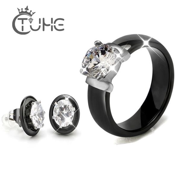 crystal wedding jewelry black white ceramic earring and rings sets with big carat rhinestone for women jewellery 201222, Slivery;crystal
crystal wedding jewelry black white ceramic earring and rings sets with big carat rhinestone for women jewellery 201222, Slivery;crystal