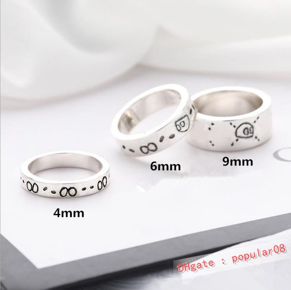 design fashion simple fairy band rings couple skull party shiny men and women jewelry gift for lover does not fade, Silver
design fashion simple fairy band rings couple skull party shiny men and women jewelry gift for lover does not fade, Silver