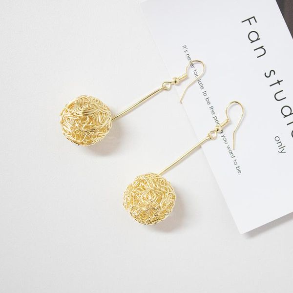 dangle & chandelier fashion long earrings ball geometric for women hanging drop gold modern jewelry, Silver
dangle & chandelier fashion long earrings ball geometric for women hanging drop gold modern jewelry, Silver