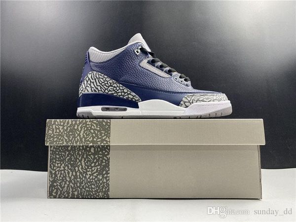new air authentic 3 midnight navy sneakers cool grey cement grey white retro men women outdoor sports shoes with box
new air authentic 3 midnight navy sneakers cool grey cement grey white retro men women outdoor sports shoes with box