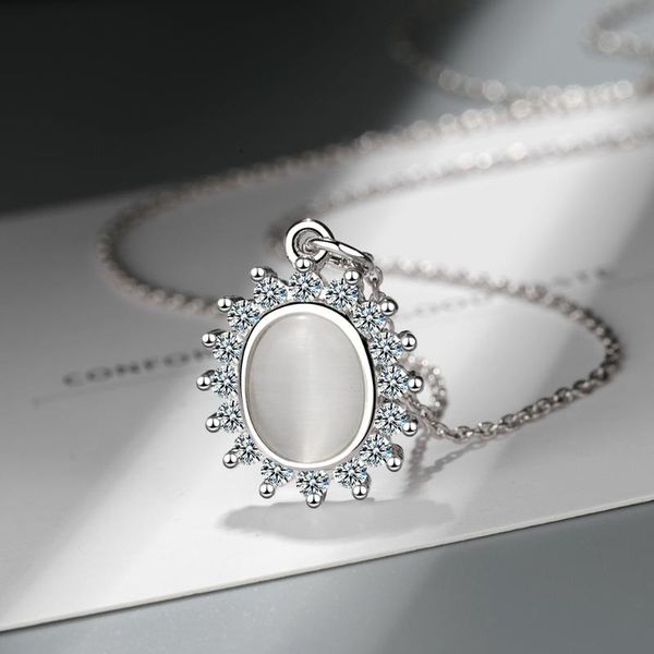 pendant necklaces women silver color created oval white opal flower cubic zirconia necklace birthday gifts for wife
pendant necklaces women silver color created oval white opal flower cubic zirconia necklace birthday gifts for wife