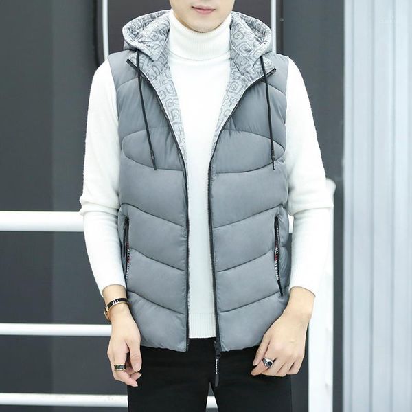 fashion vest men's jacket sleeveless winter waistcoat men coat slim fit hooded vest jacket men work hooded coat male1, Black;white
fashion vest men's jacket sleeveless winter waistcoat men coat slim fit hooded vest jacket men work hooded coat male1, Black;white