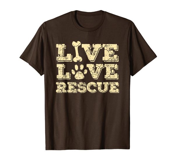 rescue animal t-shirt love animal lover shirt gift, White;black