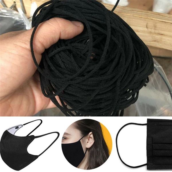 3mm black white round mask elastic band rubber rope ear hanging rope adjustable diy soft elastic sewing mask craft accessories
3mm black white round mask elastic band rubber rope ear hanging rope adjustable diy soft elastic sewing mask craft accessories
