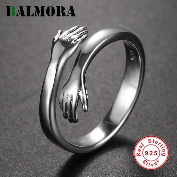 cluster rings balmora real 925 sterling silver hug hands stacking ring for women fashion statement punk adjustable hugging jewelry, Golden;silver
cluster rings balmora real 925 sterling silver hug hands stacking ring for women fashion statement punk adjustable hugging jewelry, Golden;silver
